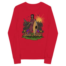 Load image into Gallery viewer, Queen Nzinga Youth long sleeve tee
